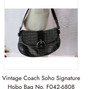 vintage soho coach bag